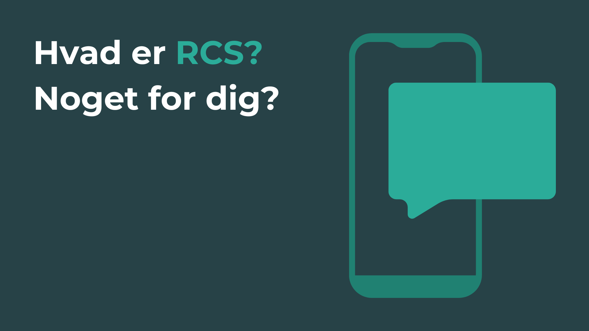 Hvad er RCS? Noget for dig?